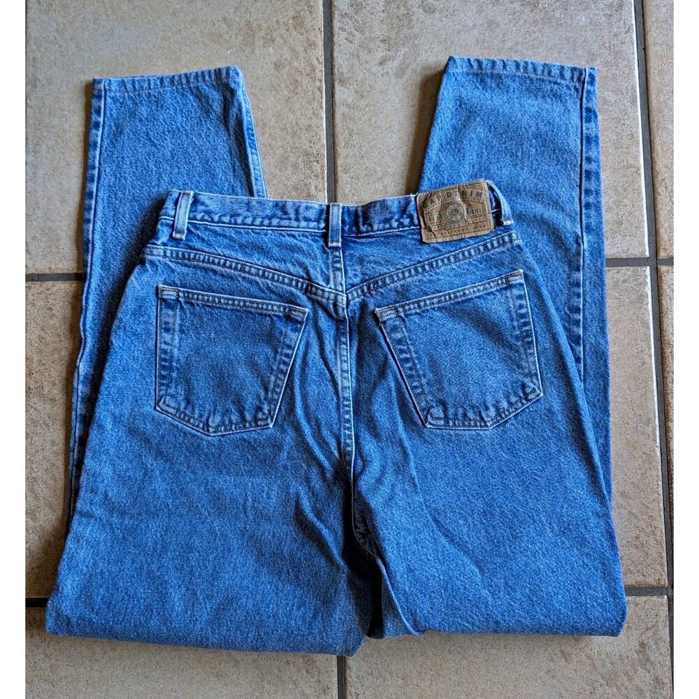 Vintage Gap 90s Reverse Fit 30" Denim Jeans High Rise Relaxed Taper Mom Sz 10